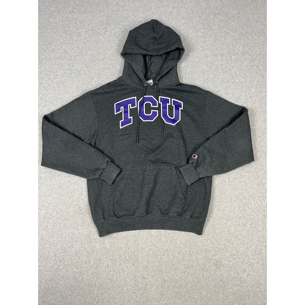 TCU Horned Frogs Sweatshirt Mens M Gray Texas‎ Christian University Hoodie